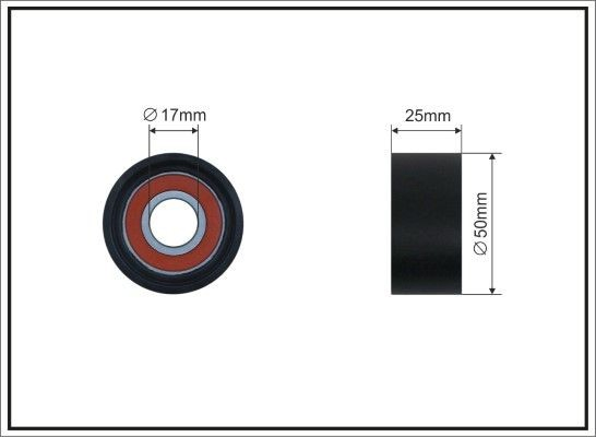 Паразитный ведущий ролик на Volkswagen Golf VIII CD1, DA1