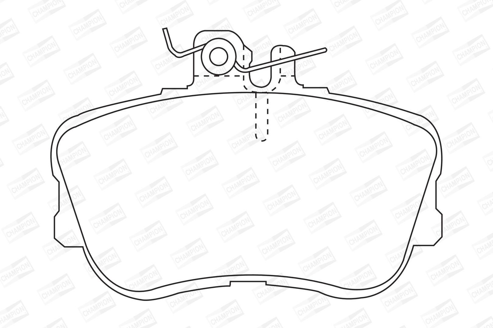 Колодки передние на Mercedes C  S202