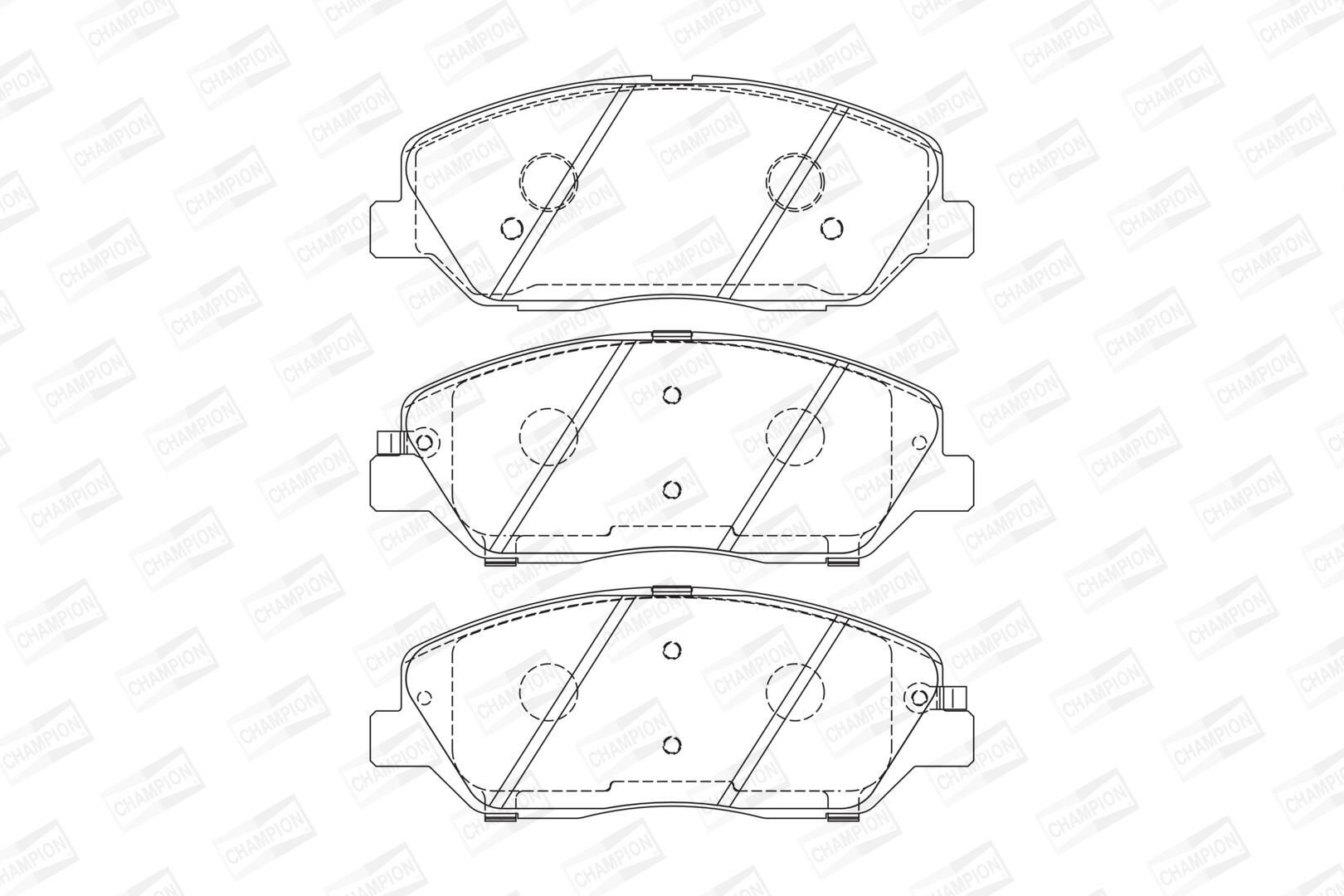  Передние тормозные колодки KIA Sorento 2