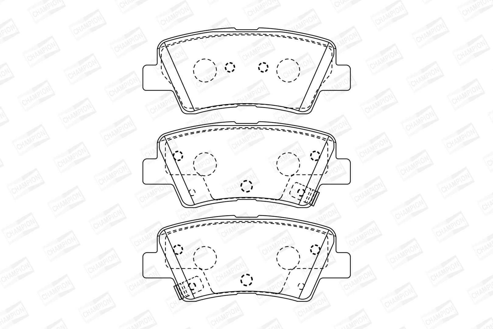 Купить RMPH39 Mando Колодки тормозные задние, дисковые