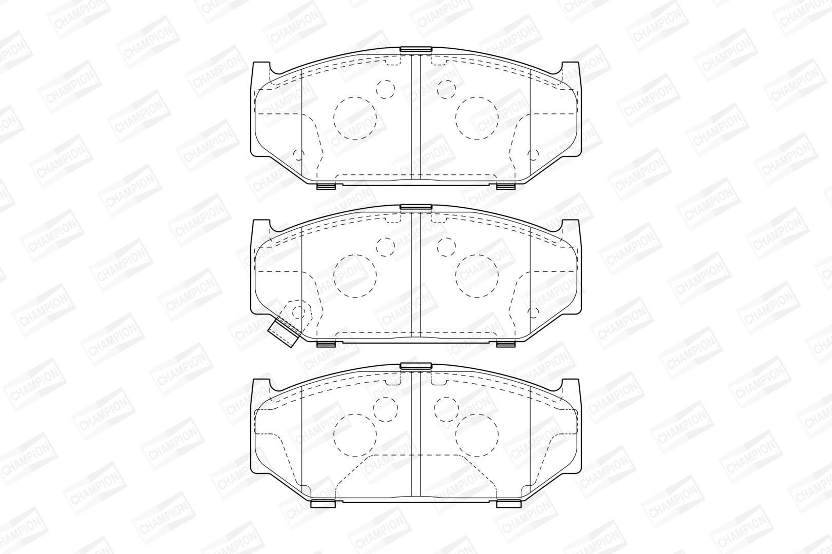Колодки передние на Suzuki Swift IV MZ, EZ