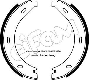 153236 Cifam Тормозные колодки ручника