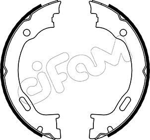 153242 Cifam Тормозные колодки ручника