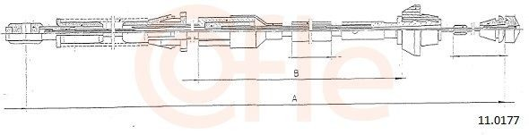 Трос акселератора на Ford Orion II AFF