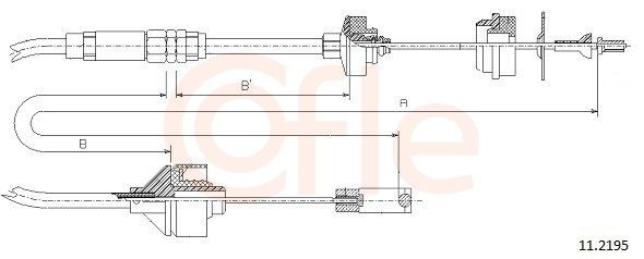 Тросик сцепления Linex LIN091046