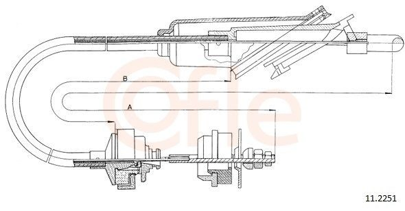 00002150N0 Peugeot/Citroen Трос сцепления