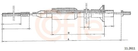 90288756 Opel Трос сцепления