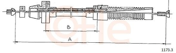 11733 Cofle Трос акселератора