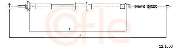 Задний трос ручника Adriauto AD190241 цена, от 17.83 USD