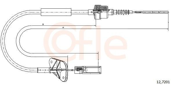 Купить LC126 Kamoka Трос сцепления