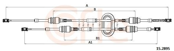8200285625 Renault (RVI) Трос переключения передач