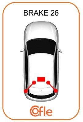 Электропривод ручного тормоза Cofle 1EBW005 цена, от 40.10 USD