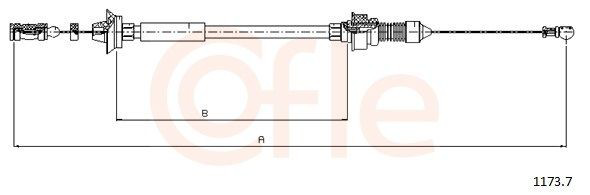 Тяга газа Autotechteile 512070 цена, от 15.75 USD