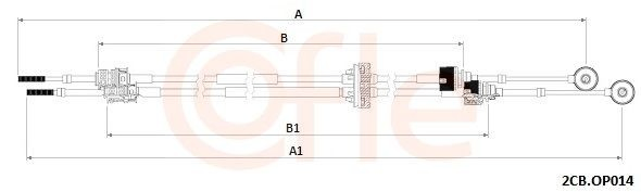 Трос переключения передач на Opel Insignia A G09