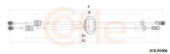 Купить Трос КПП Пежо 308 II LB, LP, LW, LH, L3