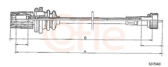 Вал гибкий (спидометра) Fiat/Alfa/Lancia 7736875 цена, от 6.32 USD
