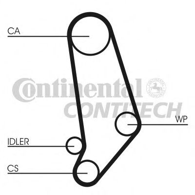 Комплект ремня ГРМ на Audi 200  44, 44Q