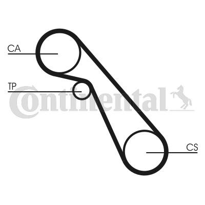 Зубчатый ремень Kolbenschmidt 50016170 цена, от 8.39 USD