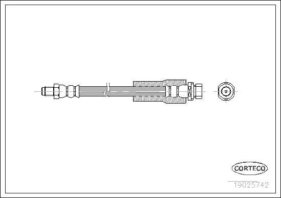 Шланг тормозной передний Ford Scorpio II седан (GFR, GGR) (1994 - 1998) цена, от 4.47 USD
