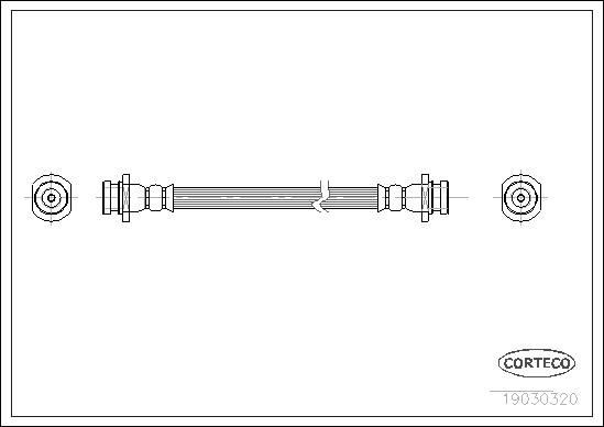 Шланг тормозной передний Nissan Prairie минивэн (M11) (1988 - 1998) цена, от 7.55 USD