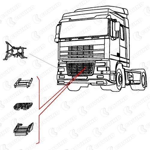 1689404 DAF Накладка подножки