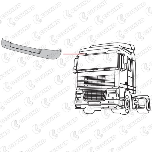 Козырек противосолнечный на DAF 95 XF I 