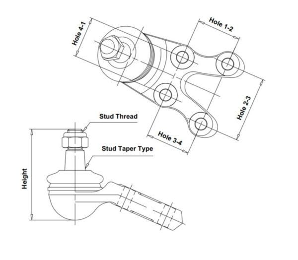 Купить CB0189 CTR Нижняя шаровая опора
