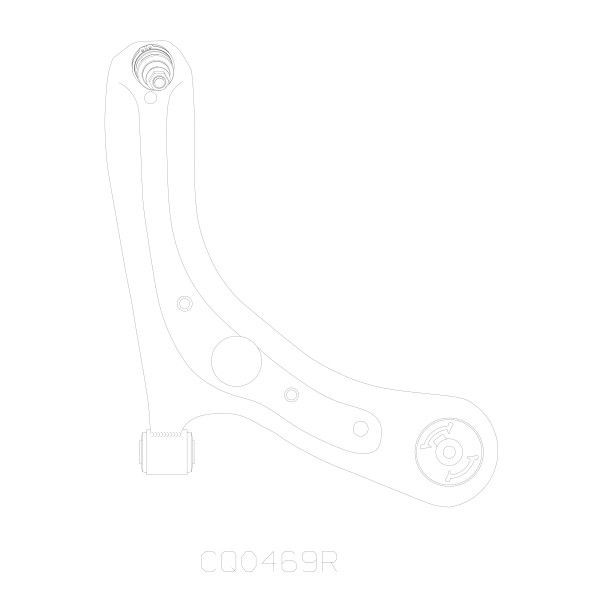 Правый рычаг передней нижней подвески CTR CQ0469R цена, от 76.78 USD