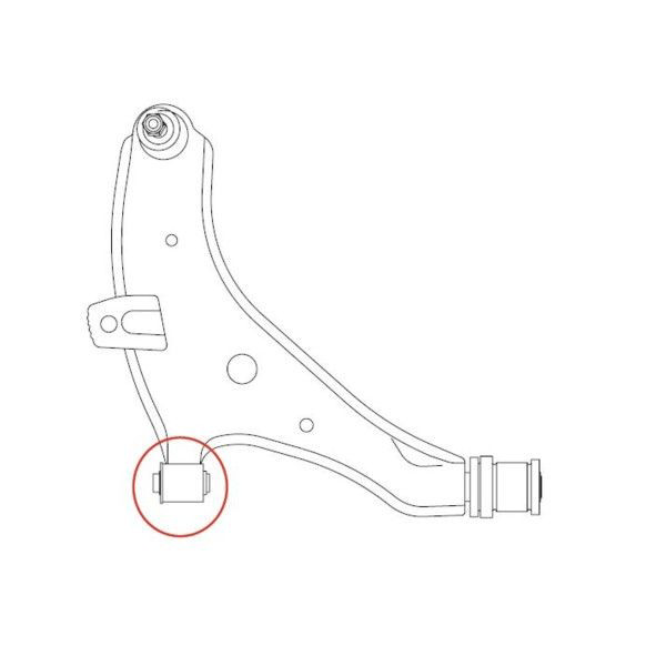 Сайлентблок переднего рычага GV0140 CTR