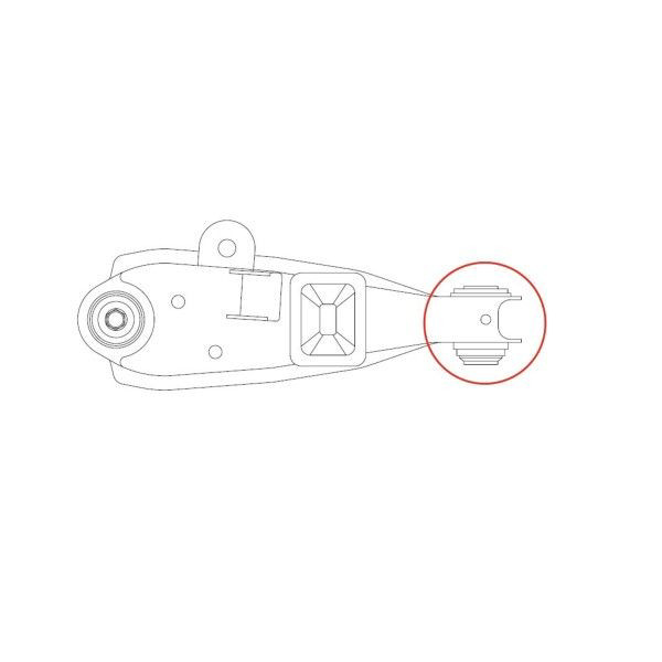 Сайлентблок передней подвески CTR GV0377 цена, от 5.88 USD