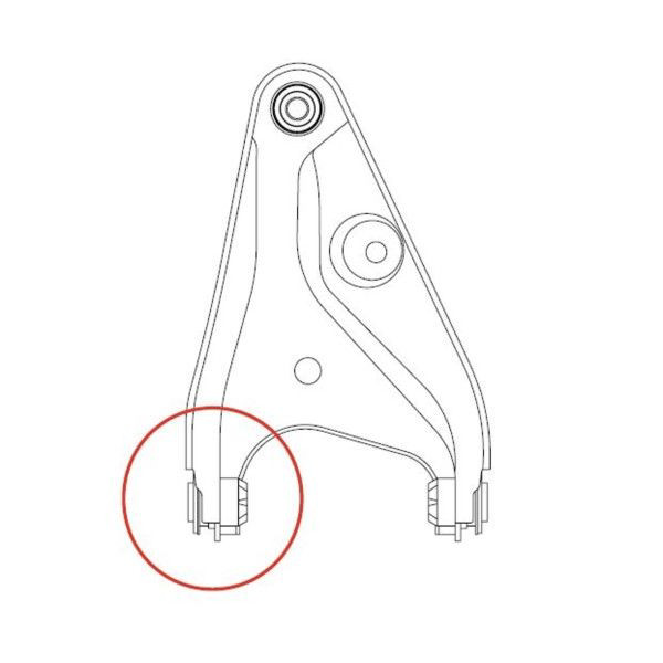 Сайлентблок передней подвески CTR GV0475 цена, от 9.39 USD
