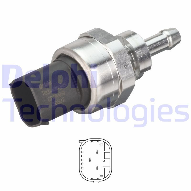 Датчик давления выхлопных газов DPS0003012B1 Delphi