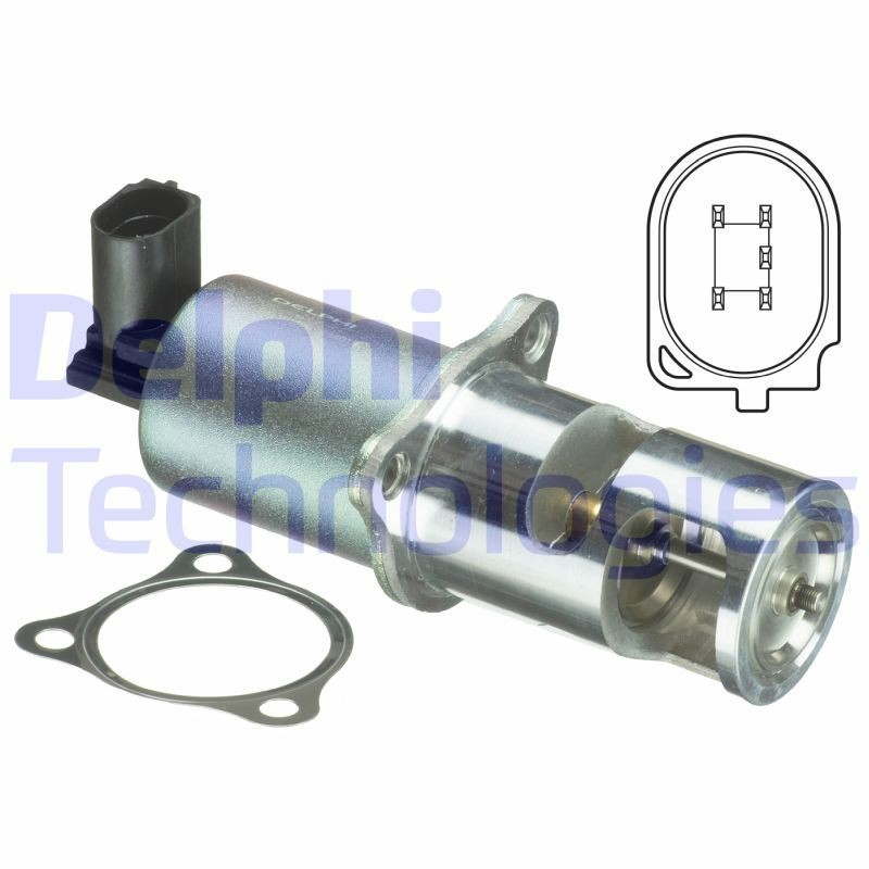 EG1039812B1 Delphi Клапан рециркуляции отработавших газов EGR