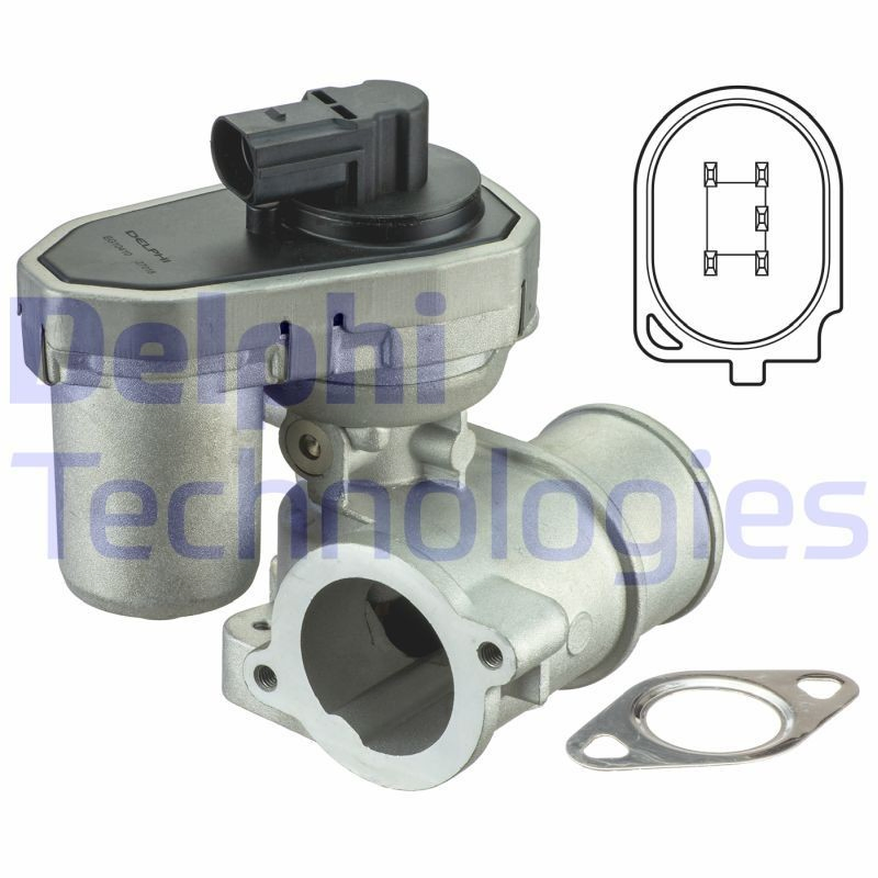 Приборы управления системы рециркуляции Delphi EG1041012B1 цена, от 94.81 USD