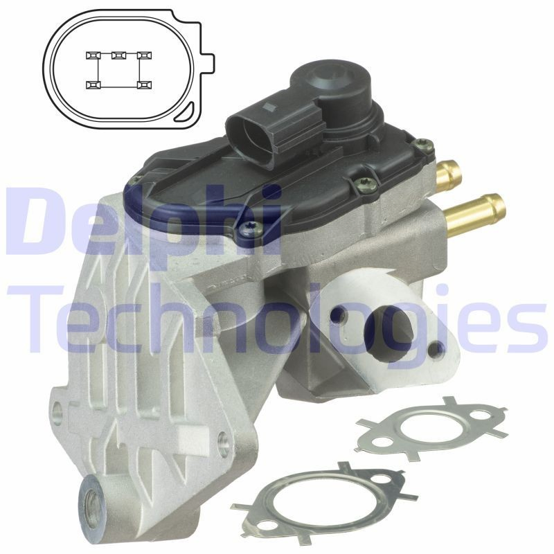 Приборы управления системы рециркуляции Delphi EG1042412B1 цена, от 107.34 USD