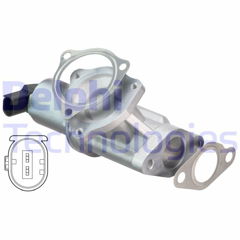 EG1044212B1 Delphi Клапан рециркуляции отработавших газов EGR