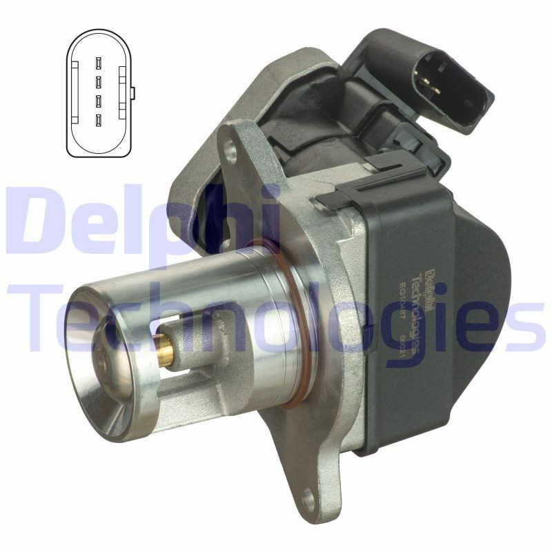 EG1048712B1 Delphi Клапан рециркуляции отработавших газов EGR