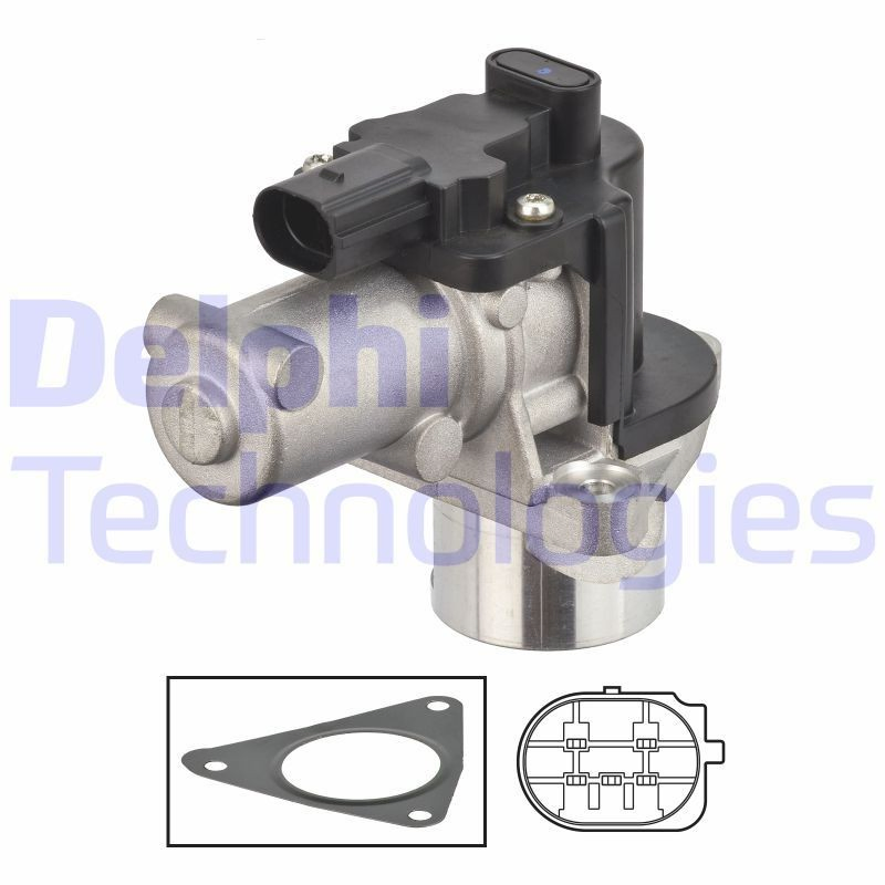 EG1061712B1 Delphi Клапан рециркуляции отработавших газов EGR