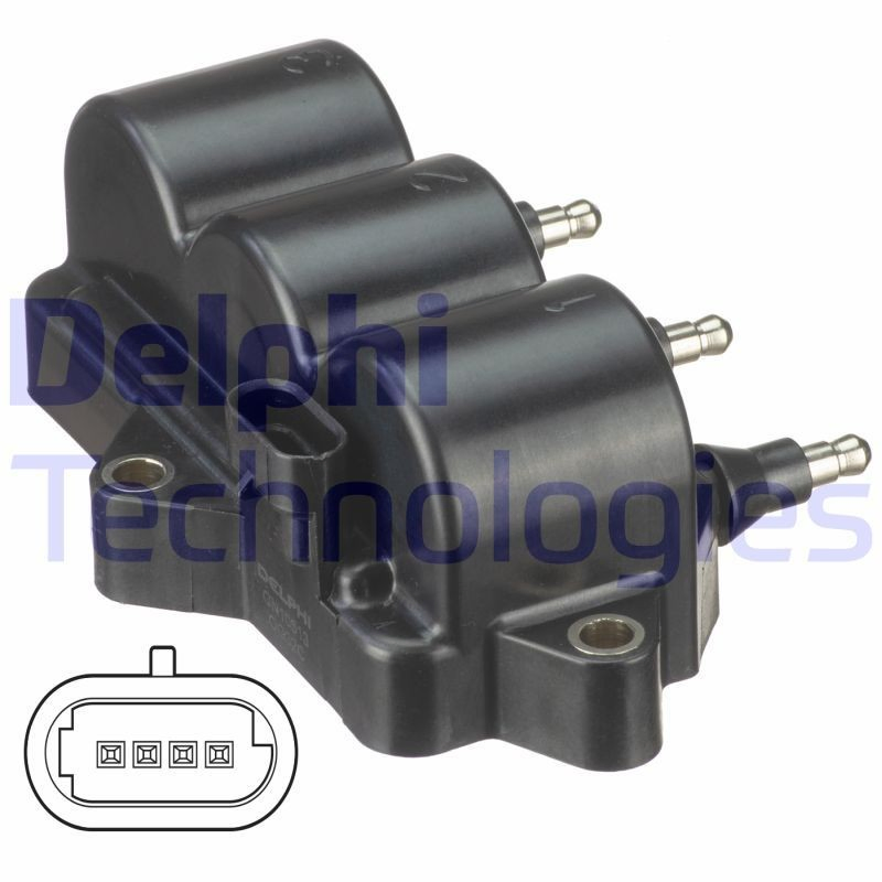 GN1051312B1 Delphi Катушка зажигания