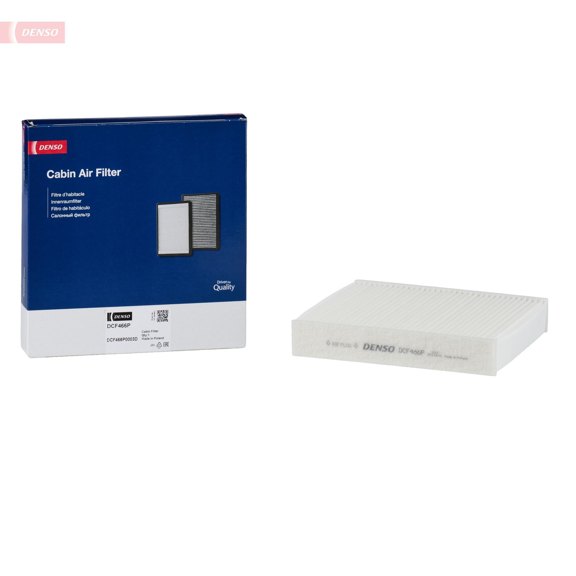 Фильтр воздушный отопителя Denso DCF466P цена, от 6.43 USD