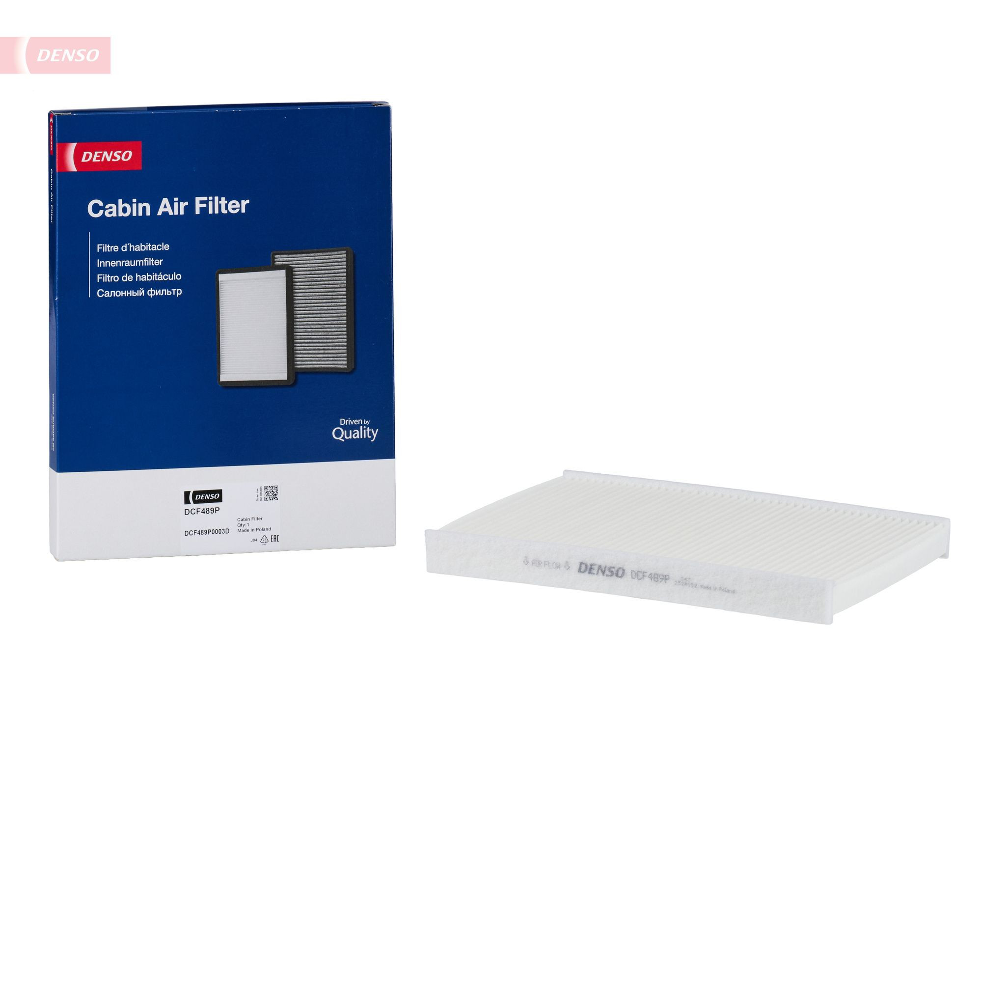 DCF489P Denso Внутрисалонный фильтр