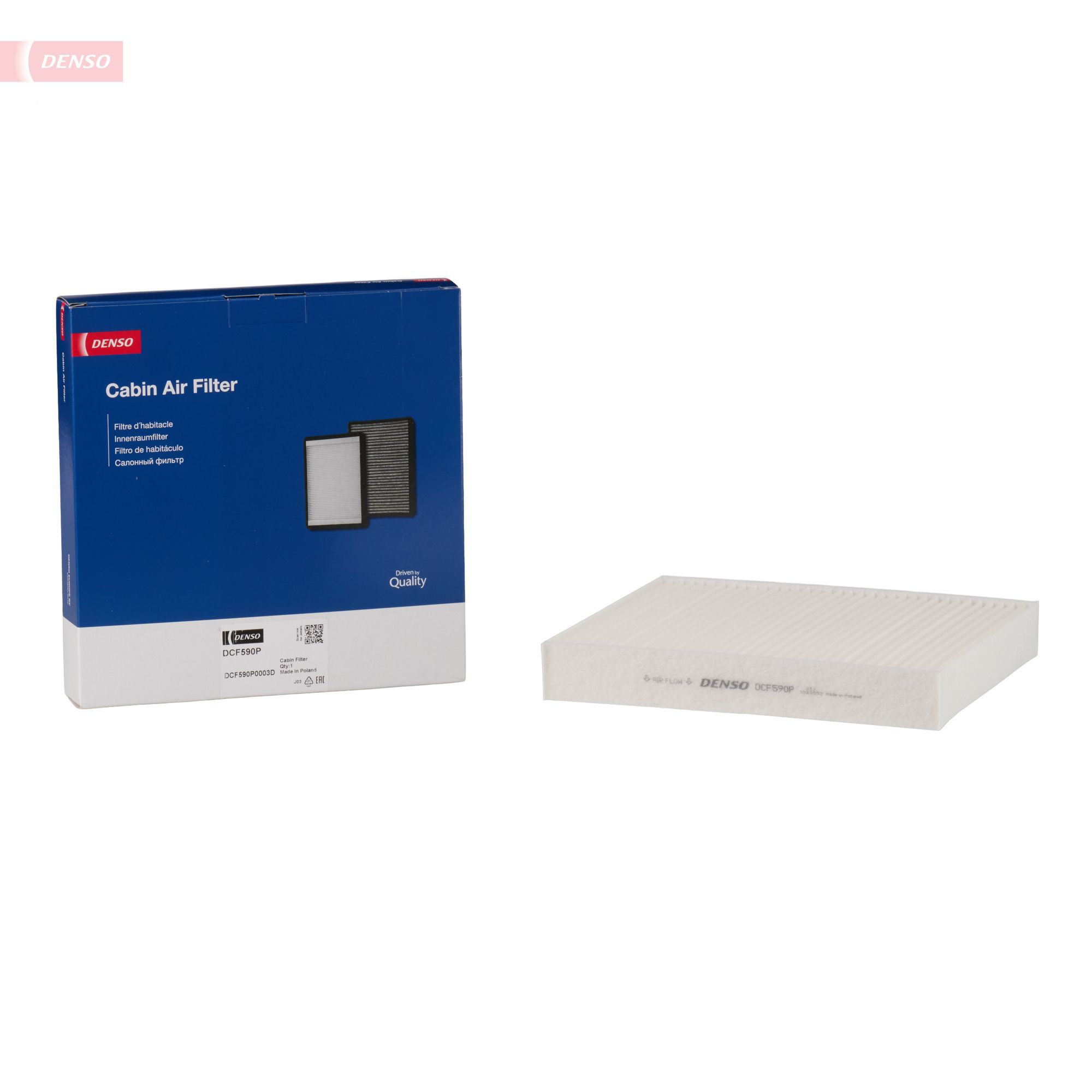 DCF590P Denso Внутрисалонный фильтр