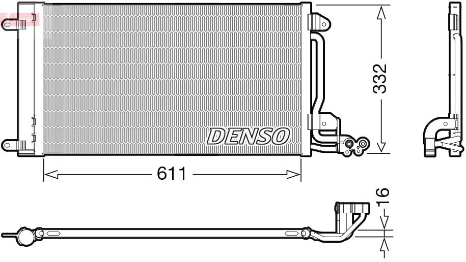 DCN02034 Denso Конденсатор