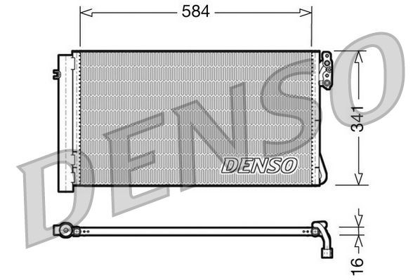DCN05012 Denso Конденсатор