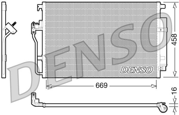 DCN17056 Denso Конденсатор
