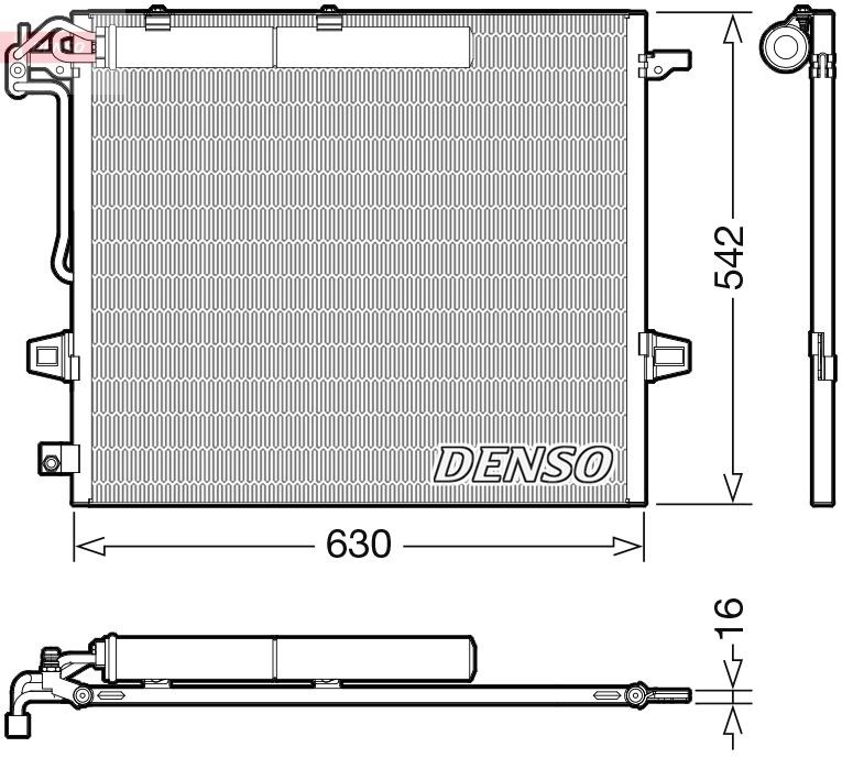 DCN17057 Denso Конденсатор