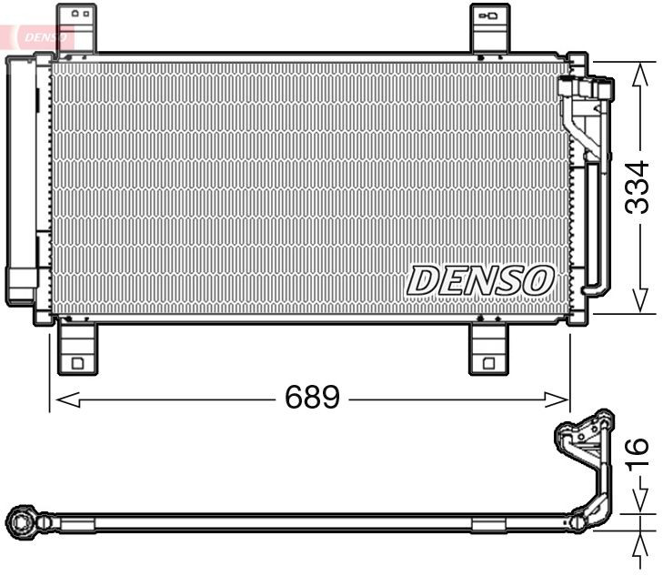 DCN44008 Denso Конденсатор