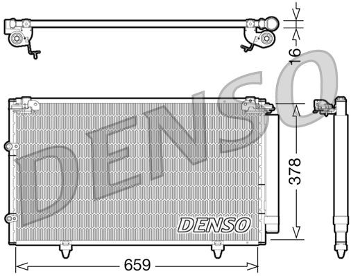 DCN51003 Denso Конденсатор