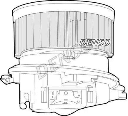 DEA21007 Denso Электромотор печки