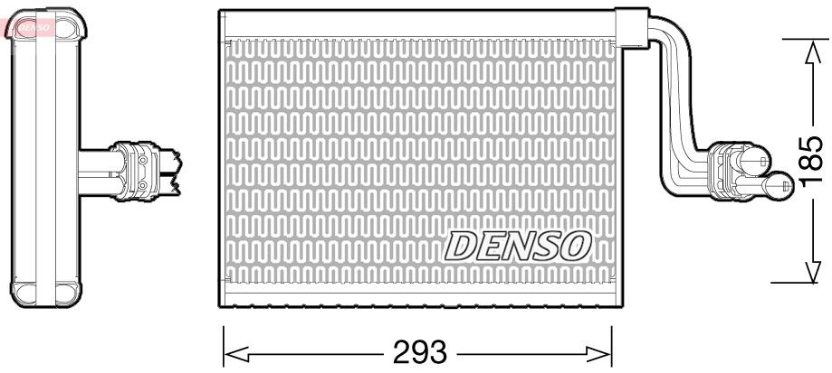 DEV05002 Denso Радиатор отопителя салона